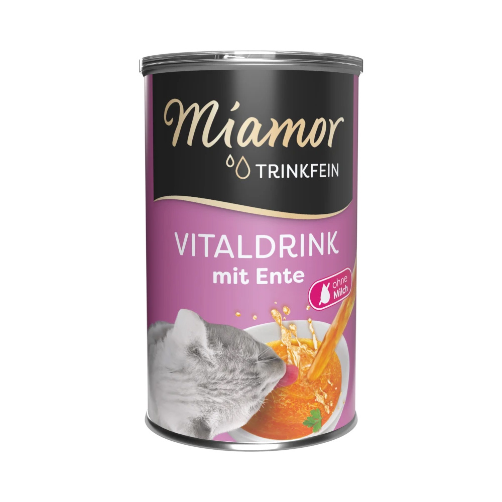 MIAMOR Vitaldrink Napój Nawadniający dla Kotów Mix Smaków 15x135ml